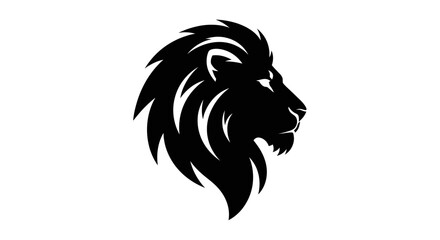 Fototapeta premium A simple, black and white logo featuring a stylized monkey face with text below.