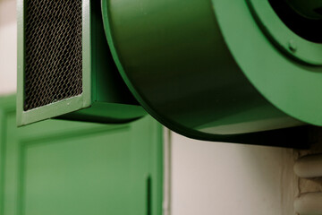 Detail of old industrial interior