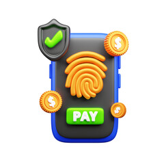 Fintech 3D Icon Pack – Digital Banking, Online Payment, Cryptocurrency, Finance UI Elements