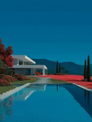 Modern House with Scenic City View