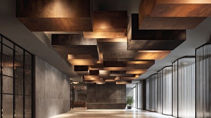 underground parking garage