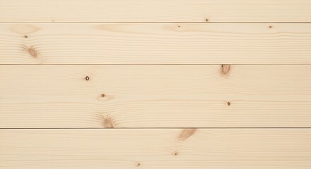 Lightcolored wooden planks arranged horizontally, showcasing the natural grain and texture of the wood, ideal for rustic or minimalist design projects