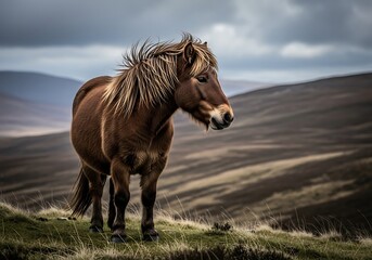 Obraz premium Magnificent Wild Horse: Symbol of Freedom and Adventure for your Nature or Travel Campaign