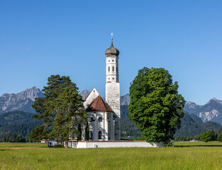 Roadside church in Bavaria, Germany