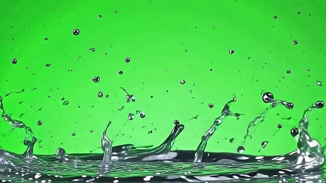 burst metallic swimming splosh falls dramatically, direct glimmer metal drops scatter concluded axerophthol luminous jet stage that highlights the sheeny and flowing effect.