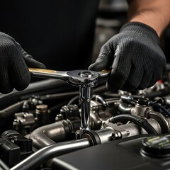 Reliable Automotive Repair for Vehicle Maintenance and Performance Boost, Perfect for Mechanic Services and Car Care Promotions
