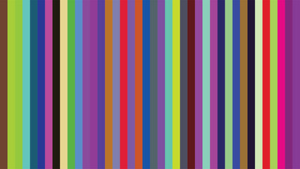 Fototapeta premium Colorful Striped Pattern with Varied Widths and Hues, Abstract Line Background