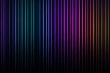 Fototapeta premium Vertical stripes with vibrant hues, a spectrum of colors in a neat, orderly arrangement