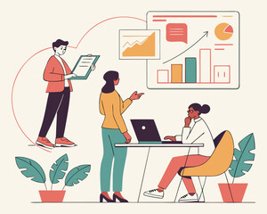 Office & Teamwork Illustration Pack