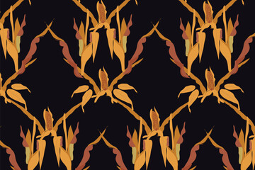Thanksgiving Seamless Pattern Flat vector illustrations, clean lines For Wrapping paper, social media templates, tote bag prints, planners, Fabric, Wallpaper