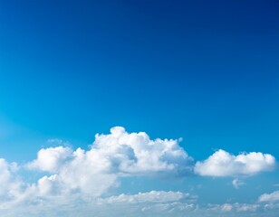 Obraz premium calm blue sky