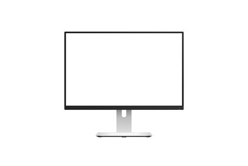 Realistic Desktop Monitor Mockup – Modern Computer Screen Template for App Showcase, UI/UX Design, and Branding Presentation