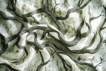 Subtle design reflecting the intricate patterns of petals