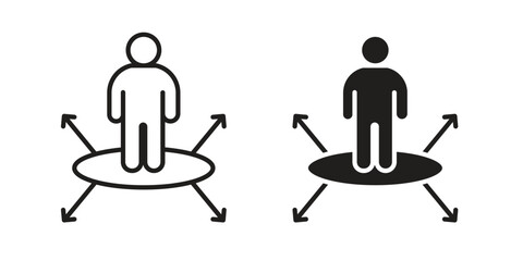 Decision making icons simple vector set. logo sign symbol set