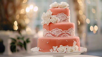 Elegant Wedding and Celebration Cakes in Beautiful Outdoor and Indoor Settings