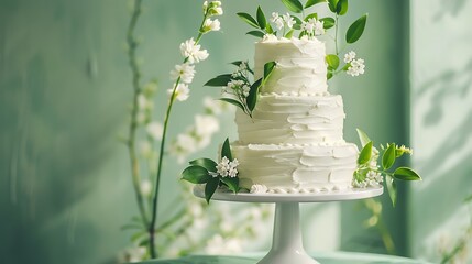 Elegant Wedding and Celebration Cakes in Beautiful Outdoor and Indoor Settings