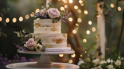 Elegant Wedding and Celebration Cakes in Beautiful Outdoor and Indoor Settings