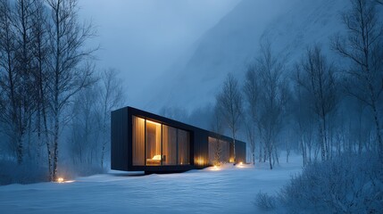 morning in the forest