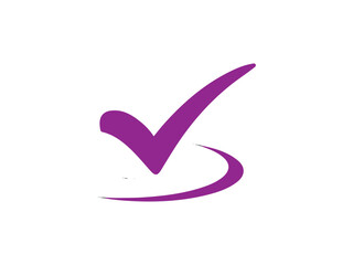 Tick mark icon and illustration design vector design 