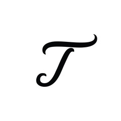 initial T design, monogram T art, single letter T, letter T mark, elegant T lettering, stylized T, chic T monogram, bespoke T logo, monoline T, intertwined T