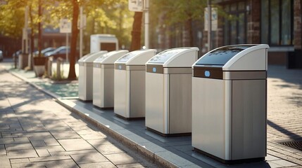 Smart Garbage Bins with Sensors in Urban Environment