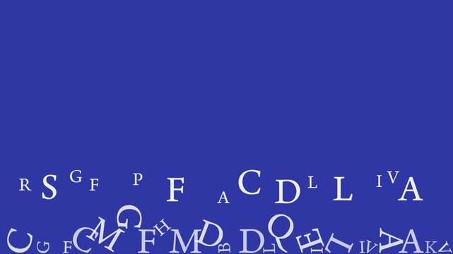 lettere che cadono dall'alto, pioggia di lettere, alfabeto, blog, scrivere