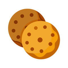 cookies with white background 