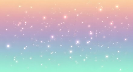 Obraz premium Abstract digital background with gradient colors and sparkling star effects