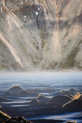  Black Sand Dunes at the foot of Vestrahorn Iceland