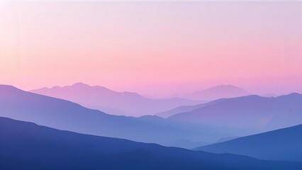 Fototapeta premium Abstract gradient landscape with soft colors, dreamy and minimalistic