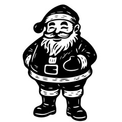 ilustracion tinta china de un papanoel