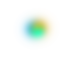 Glowing abstract blue to yellow gradient circle with soft blur for poster, banner, flyer, background PNG