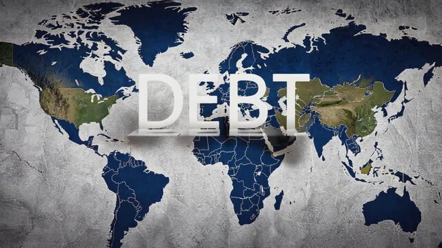 Public debt of the world.