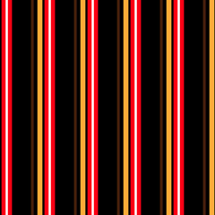 Vertical Stripes Seamless Pattern Vector Design With Red and Gold Color
