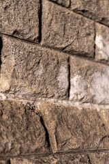 シンプルで無機質なブロック塀の背景