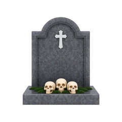 3D Element for Halloween Composition PSD Transparent Background