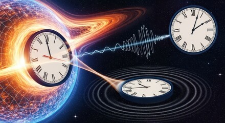 Time Dilation and Gravitys Effect on Clocks in Space.