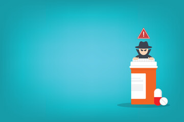 Obraz premium Fake medication 
