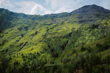 Exploring majestic green landscapes in nature mountain region photography scenic wide angle natural beauty