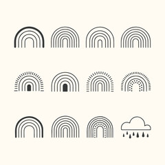 Obraz premium Vector art of a delightful assortment of freshly baked pastries and desserts, including croissants, cupcakes, donuts, pies, and cakes, perfect for any bakery or foodrelated project