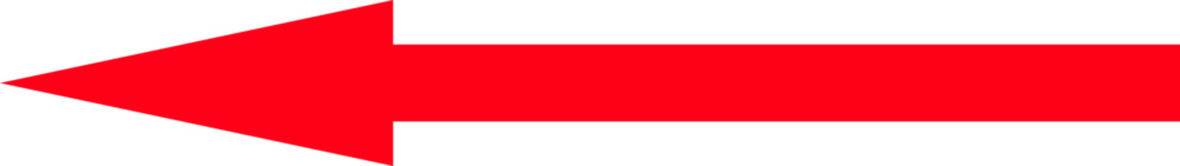 Obraz premium Left Red Arrow icon. Cursor. Modern simple arrows. Arrow icons set. Arrow collection. Simple arrow, big set Vector illustration.