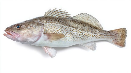 Obraz premium elegant atlantic cod with speckled gray