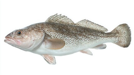 Fototapeta premium elegant atlantic cod with speckled gray