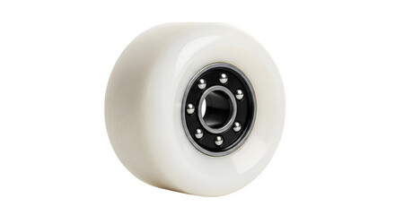 Skateboard wheel isolated on transparent background a crucial component for smooth and controlled riding, enabling tricks and maneuvers on various surfaces