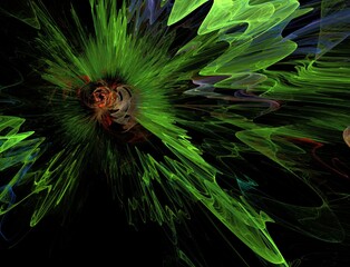 Imaginatory fractal abstract background Image