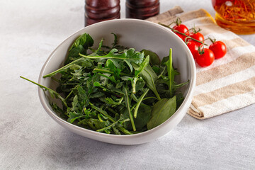 Green mix salad with arugula