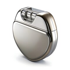 3d metallic pacemaker device icon medical technology cardiology healthcare equipment