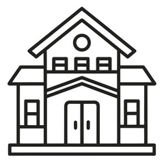 house sketch vector illustration