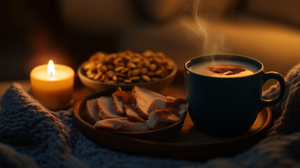 Calming Bedtime Ritual: Steaming Warm Milk for Relaxation and Nighttime Wellness