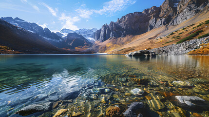 The Changbaishan Tianchi: A Majestic Volcanic Crater Lake on the China-North Korea Border in Jilin, China—Boasting Crystal-Clear Blue Water, Surrounded by Snow-Capped Peaks & Coniferous Forests, Ideal